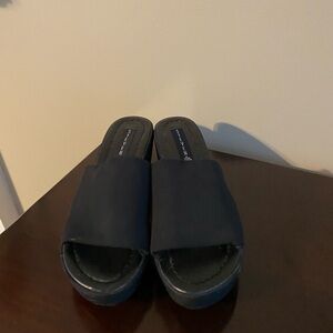 Steve Madden Black Wedge - Size 9